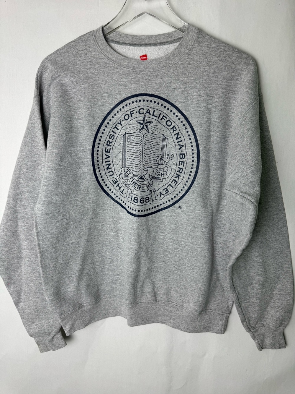 Hanes University of Berkeley Grey Sweatshirt sz Med